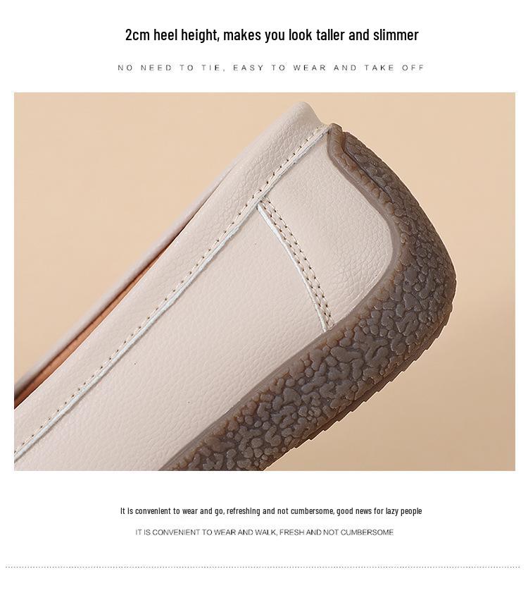 2025 Women's Casual Loafers: Comfortable Soft Sole & Upper, Plus Size, Bean Shoes