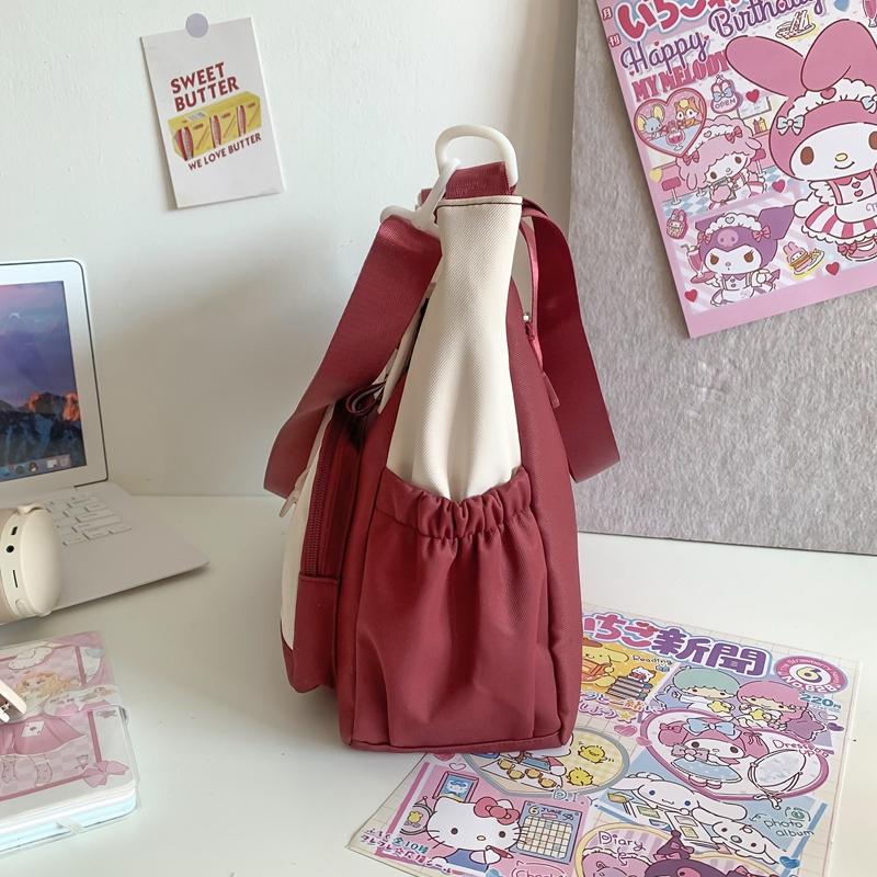 Buy Women's Tote Bag Large Capacity Contrast Crossbody Bag Student