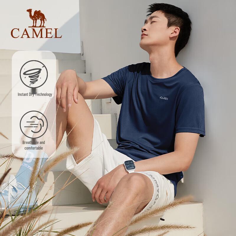 CAMEL Men's JF8252 Quick-Dry Outdoor Casual T-Shirt