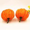 5 PCS Mini Artificial Pumpkins Foam Pumpkins Halloween Decorative Pumpkins Orange Color