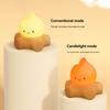 Night Light Long Battery Life USB-C Charging Bonfire Shape BPA-Free Silicone Ambient Lighting Night Light Bedroom Decor