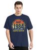 Vintage December 1984 Birthday T-Shirtunisex Clothing Oversized Tshirt O-neck Fashion Retro T Shirt Born In 1984 New Casual Tops