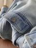 Women's Retro Distressed Long Sleeve Denim Jacket