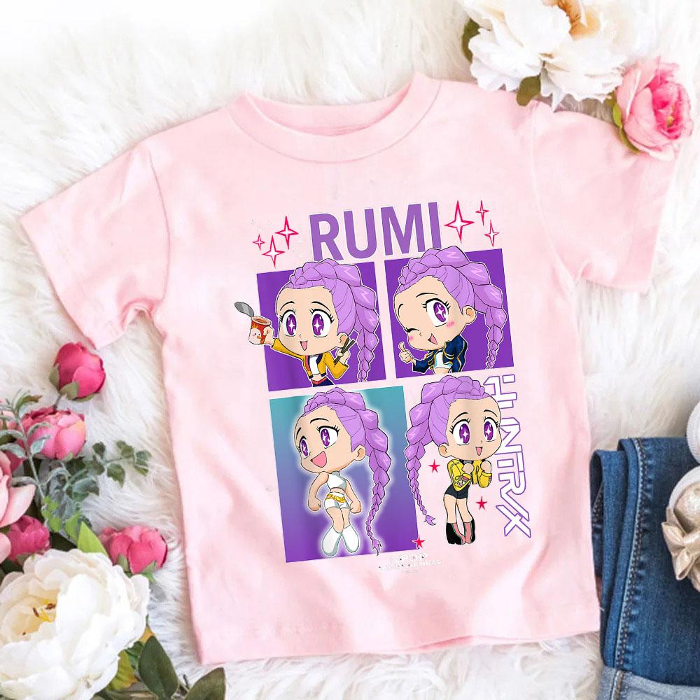2025 Film Fierbinte Bumbac Tricou Fetițe Haine Copii KPop Fani Vânătorii de Demoni Cadouri Haine Copii Topuri la Modă