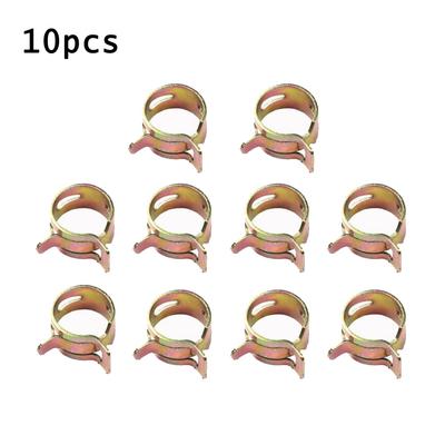 Set Spring Clips 8mm Vacuum Oil Hose Fuel Pipe Line Air Tube Equipment