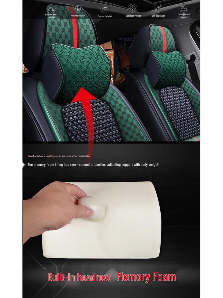 China V Series Summer Car Seat Cover Ice Silk Cushion for V3, V5, V6, V7, H230, H330, H530, and Junjie VH220