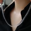 J.Lauren White Quartz Clear Silver Necklace N01230