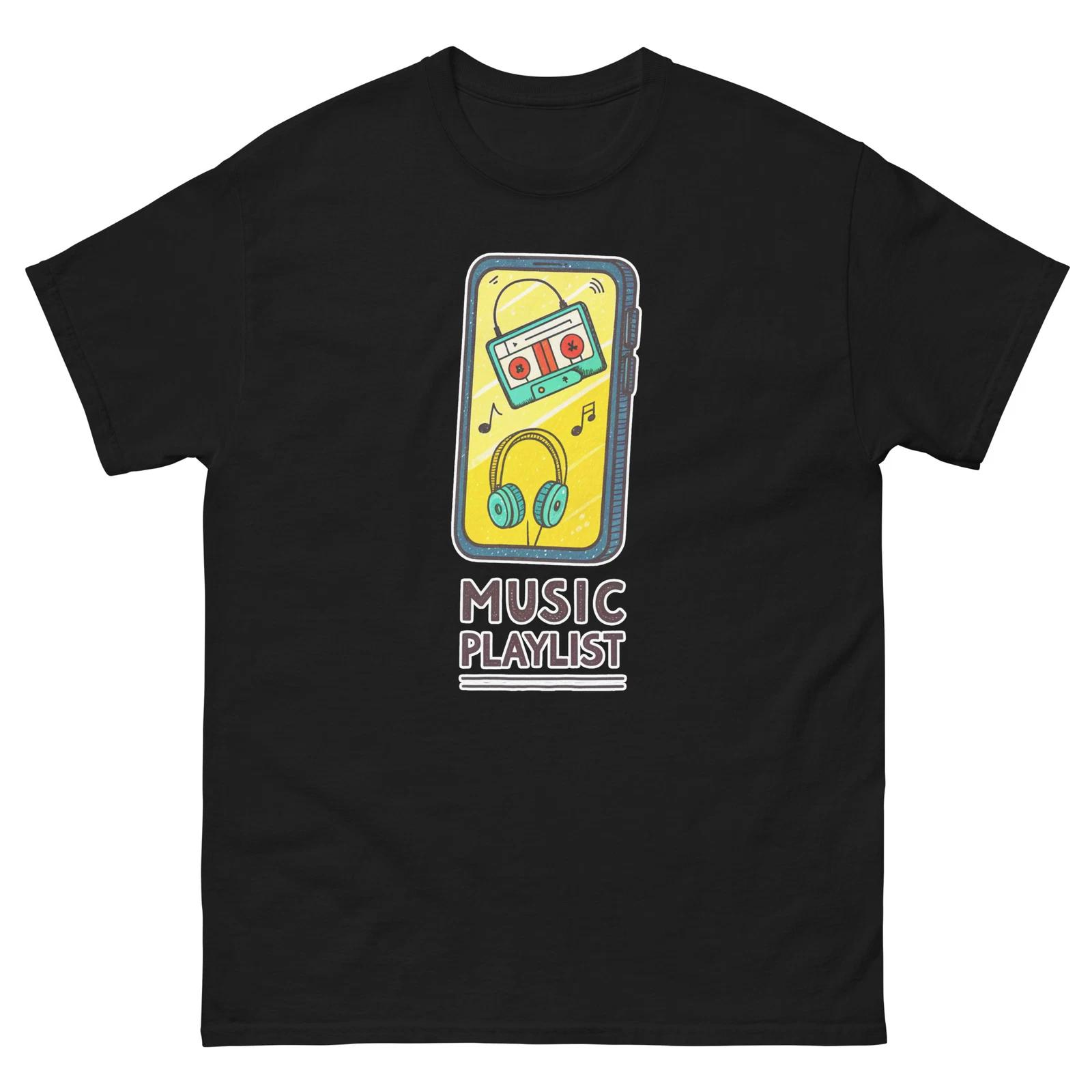 

Music Playlist Party Supplies Items Birthday Event T-Shirt L
