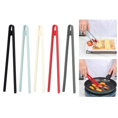 Bread Food Tongs NonSlip Serving Barbecue Salad Clip Long Handle Steak Clamp Home Kitchen Cooking Tool Easy To Use