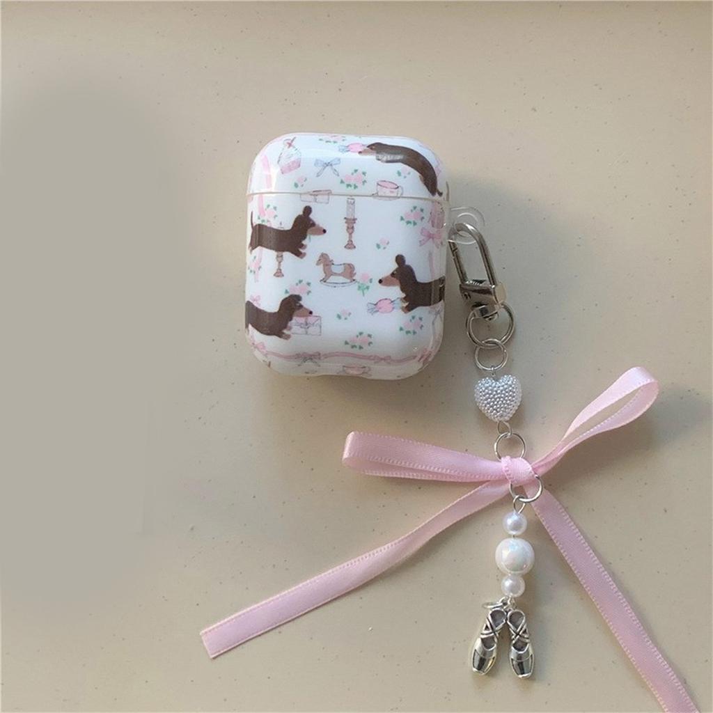 Sweet Ballet Shoes Bowknot Keychain Pendant Bag Phone Pendant Women Backpack Handbag Charm Lovely Hanging Decoration