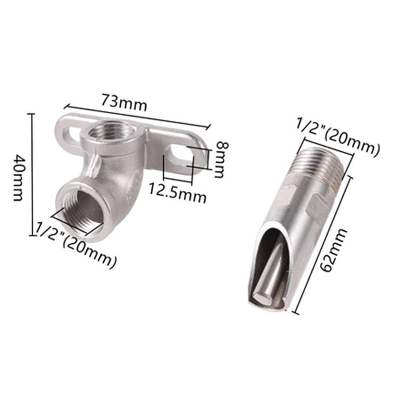 Automatic Piglet Drinker Set For Pigs 1/2" Threaded Suitable For Livestock Farm
