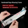 Conjunto de Ferramentas para Tecelagem Manual com Corda DIY: Estrutura de Tecelagem e Bancada Multifuncional
