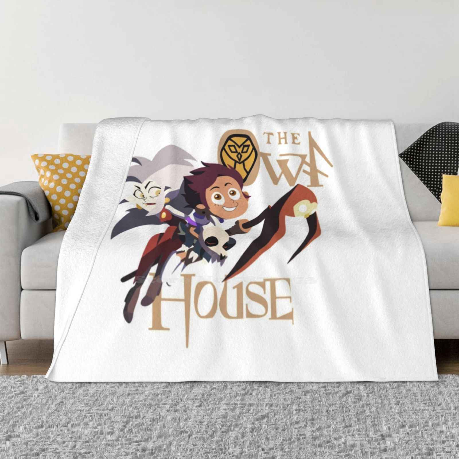 Дом совы Мода Мягкое теплое фланелевое одеяло Луз Носеда Амити Блайт Люмити Мультфильмы Магия Колдунья Эда Леди Сова Ковены 30x40in