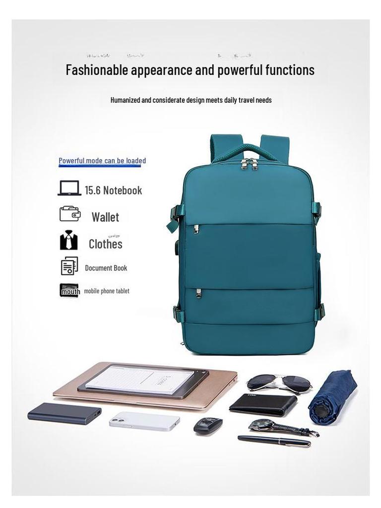 Unisexový multifunkční cestovní batoh přes hranice: Lehký, všestranný pro služební cesty, venku a do školy