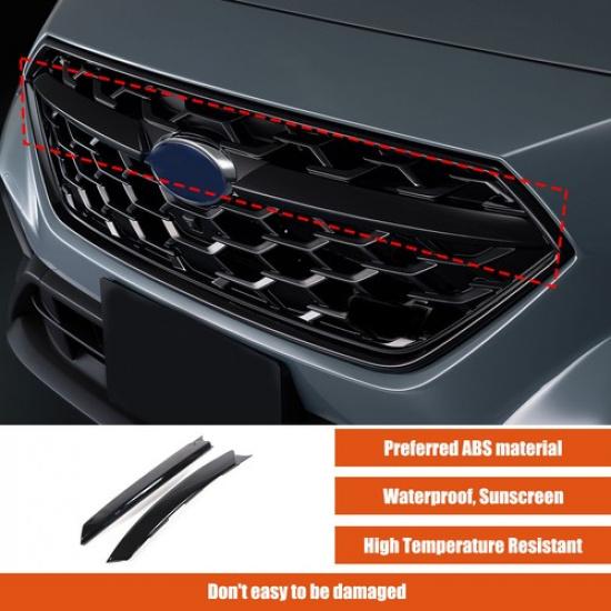 Gloss Piano Black Exterior Door Handle Window Louver Trim Set For Subaru WRX 22+