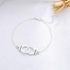 Punk Foot Chain Silver Ankle Chain Yean Ankle Bracelet Handcuffs for Women and Girls