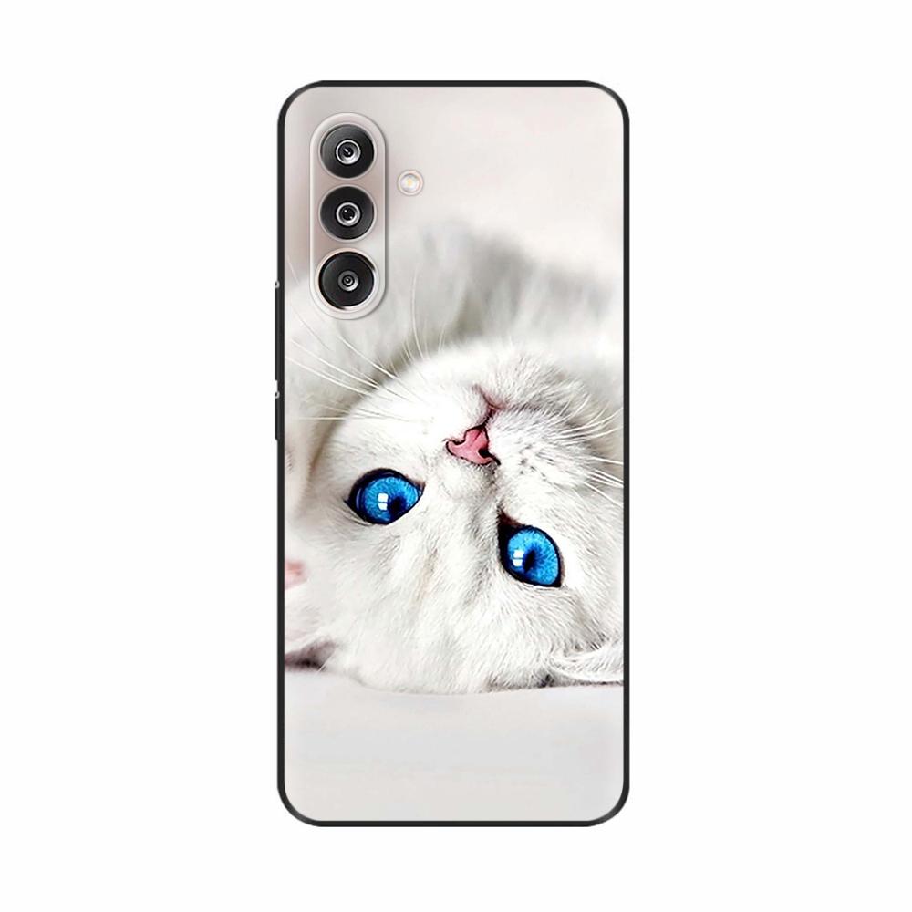 For Samsung M36 5G Case M366B Cute Flowers Cat Painted Shockproof Silicone Back Cover For Samsung Galaxy M36 M35 M34 Phone Cases