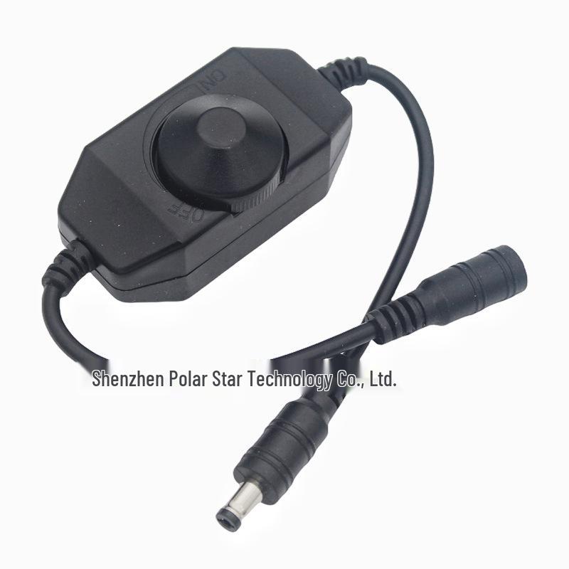 

Manual Knob Dimmer for Single Color LED Strips, 12-24V Low Voltage Regulator