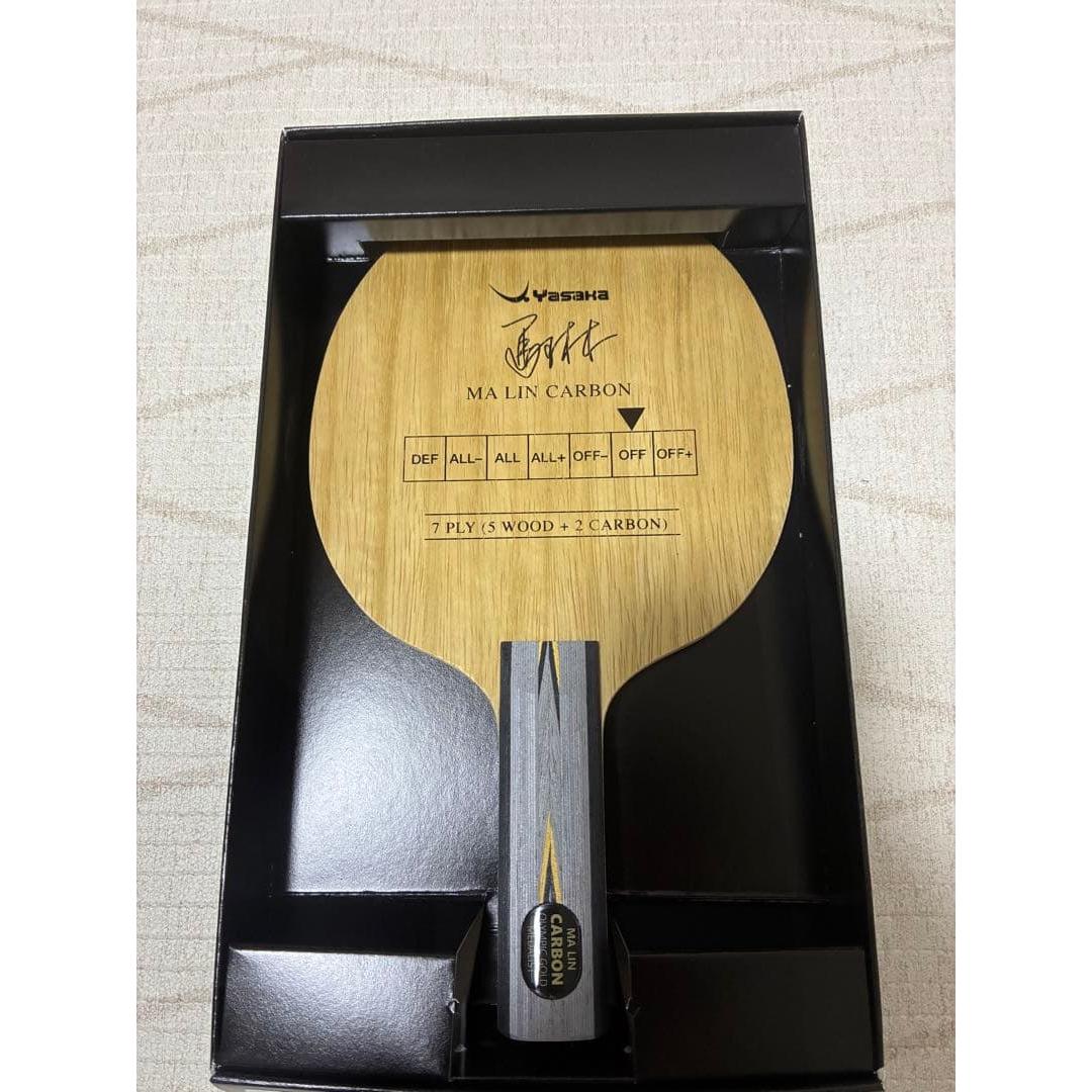 Used Price lower MA LIN CARBON Marine carbon table tennis racket ST Yasaka 93g