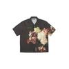 Harshandcruel Holiday Retro Oil Painting Flower Print Cuban Collar Short Sleeve Shirt Su Xinhao Yin Haoyu