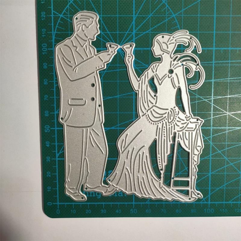 Dancing Girl Metal Cutting Dies Scrapbooking Stencils Die Cuts Card Embossing DIY Album Photo Template Molds Decorations