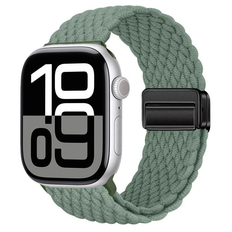 Nylon Strap for Apple Watch 10 46mm 42mm/Ultra 2 49mm 9 8 7 Breathable Watchband iwatch Series 6 5 4 SE 44mm 40mm 45mm 41mm Band