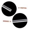 EXCEART Mahjong Pusher Set of 4, 15-inch Clear Crystal Pusher Sticks, Mahjong Table Ruler, Multifunctional Tabletop Game Tool with Smooth Edges, for H