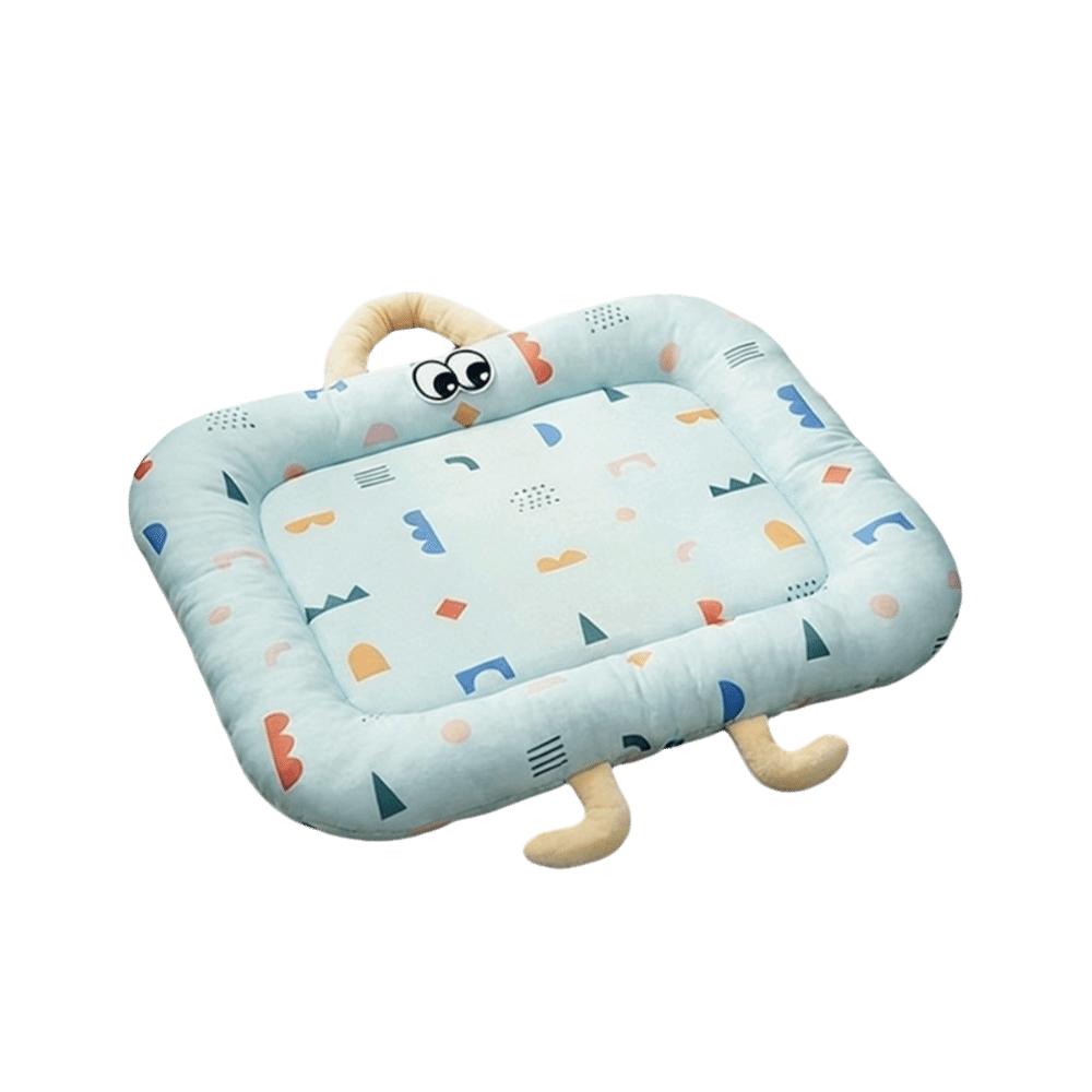 Nonslip Summer Dog Bed Breathable Ice Silk Cushion Cute Pet Cooling Nest Summer S