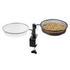 Deck Bird Feeder Tray Detachable Mesh Feeder Tray with Water Bowl Deck