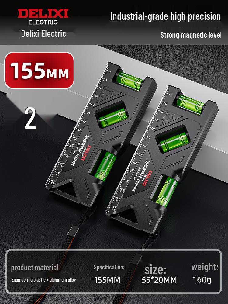 Delixi Hochpräzisions Mini Magnetischer Wasserwaage