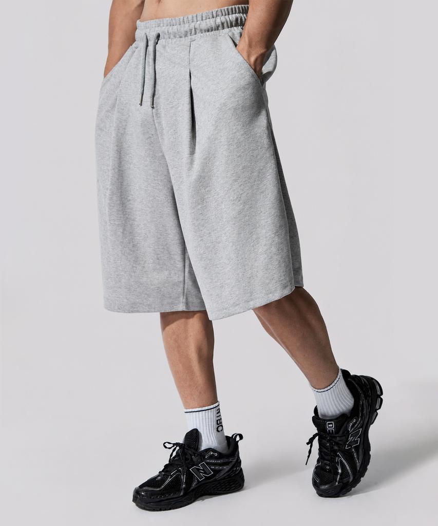 POLYGRAM Bermuda Single-Pleat Wide Pants - 4 Colors