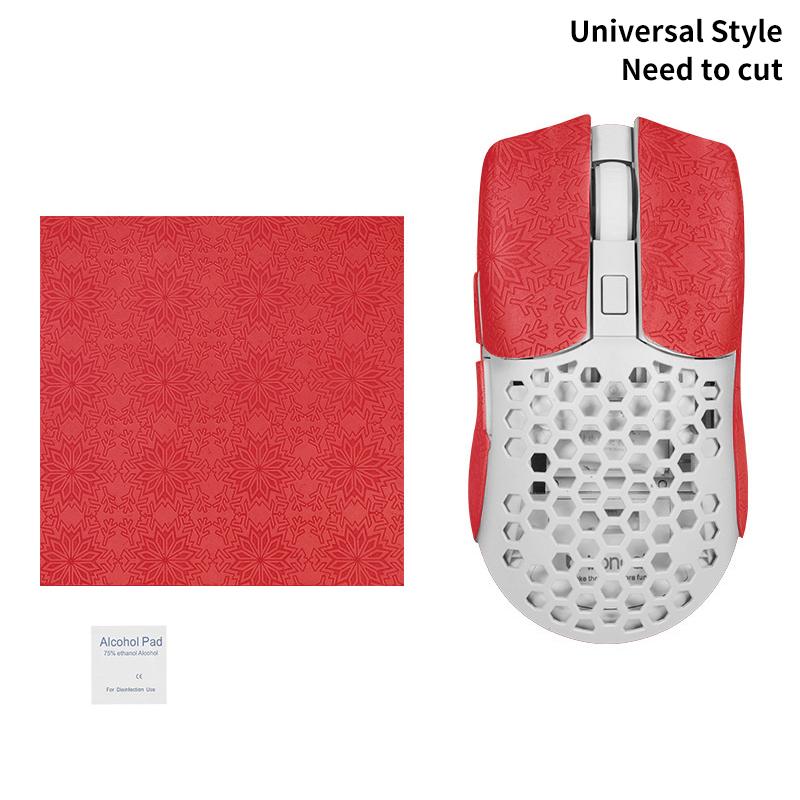 12*11cm DIY Anti-Rutsch Universal Stil Maus Aufkleber Kabellos Gaming Schweißresistent Maus Griffband Abriebfest PC Desktop Laptop