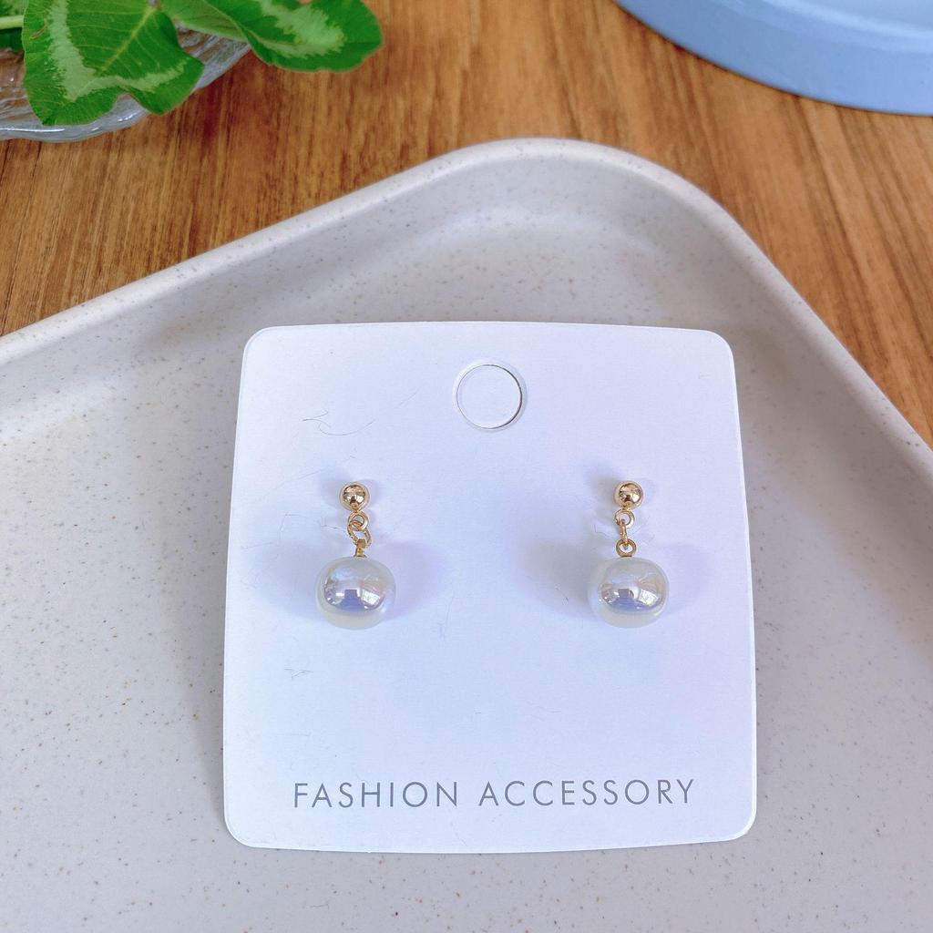 S925 Love Bow Katzenauge Stein Meerjungfrau Anhänger Ohrringe - Süß und Zart