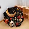 1 PC Automatic Folding Umbrella - Skull Rose Pattern, Portable & Foldable Design with 8 Ribs, Christmas Birthday Gifts