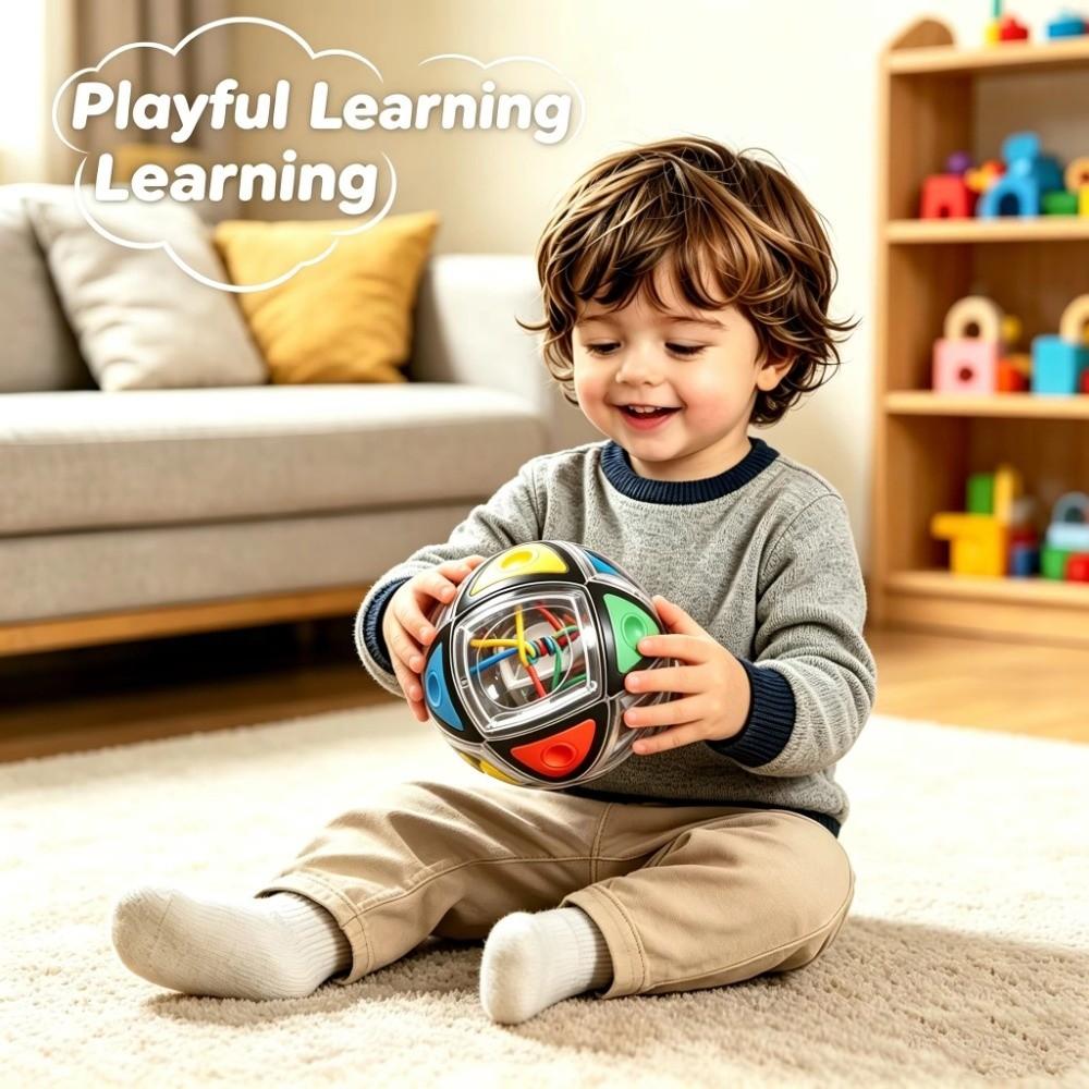 Color Matching Twisty String Cube 3D Brain Teaser Unlocking Puzzle Toy Holiday Gift