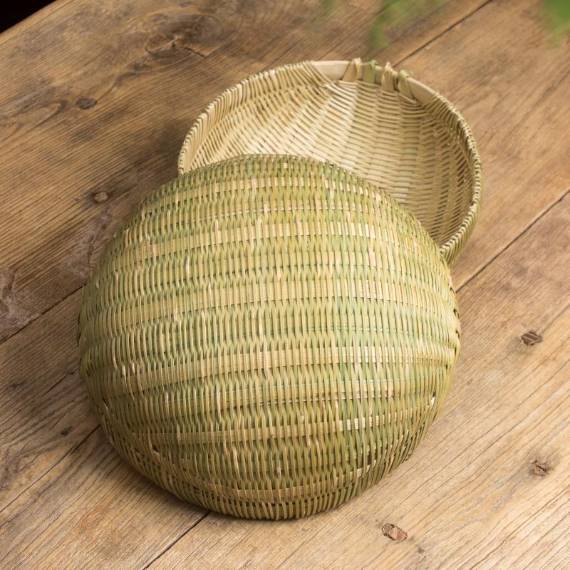 Multi-Purpose Bamboo Weaving Basket for Washing, Draining, and Storing Vegetables, Fruits, Rice, and Steamed Buns