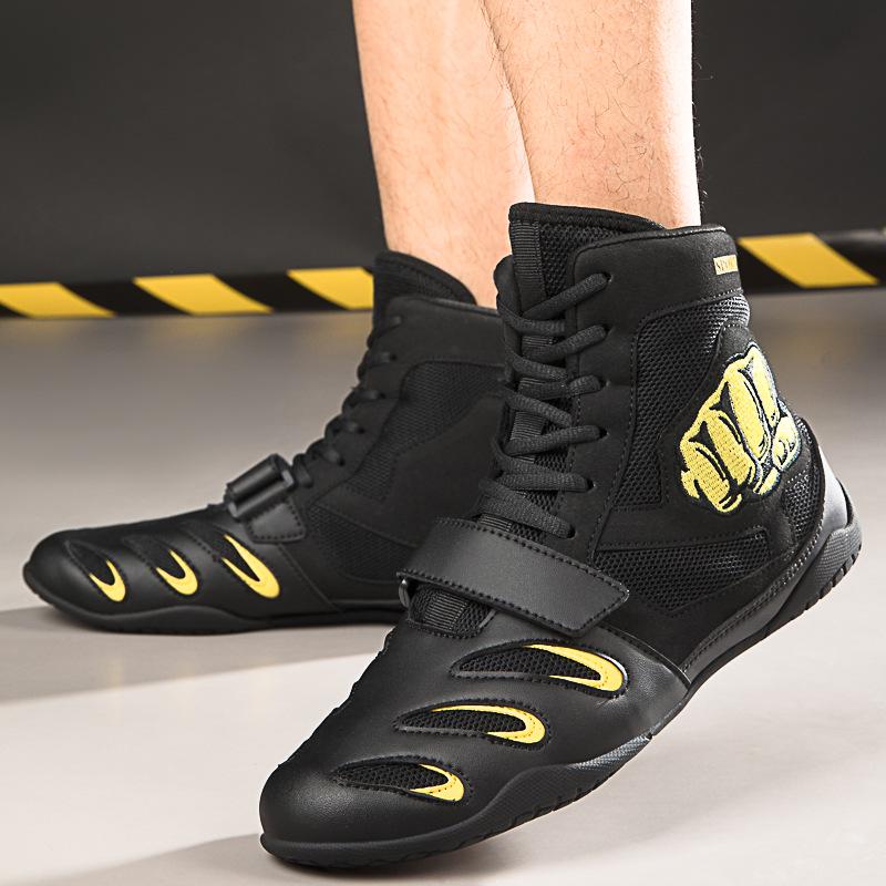 Unisex Non-slip Boxing and Wrestling Shoes - Lightweight, Wear-resistant, Anti-fall Design