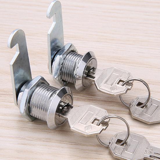 Drawer Lock with 2 Keys Heavy Duty Zinc Alloy Universal File Cabinet
