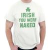 Funny Irish Drinking Joke Gift St Pattys Day Mens Casual Crewneck T Shirts Tees