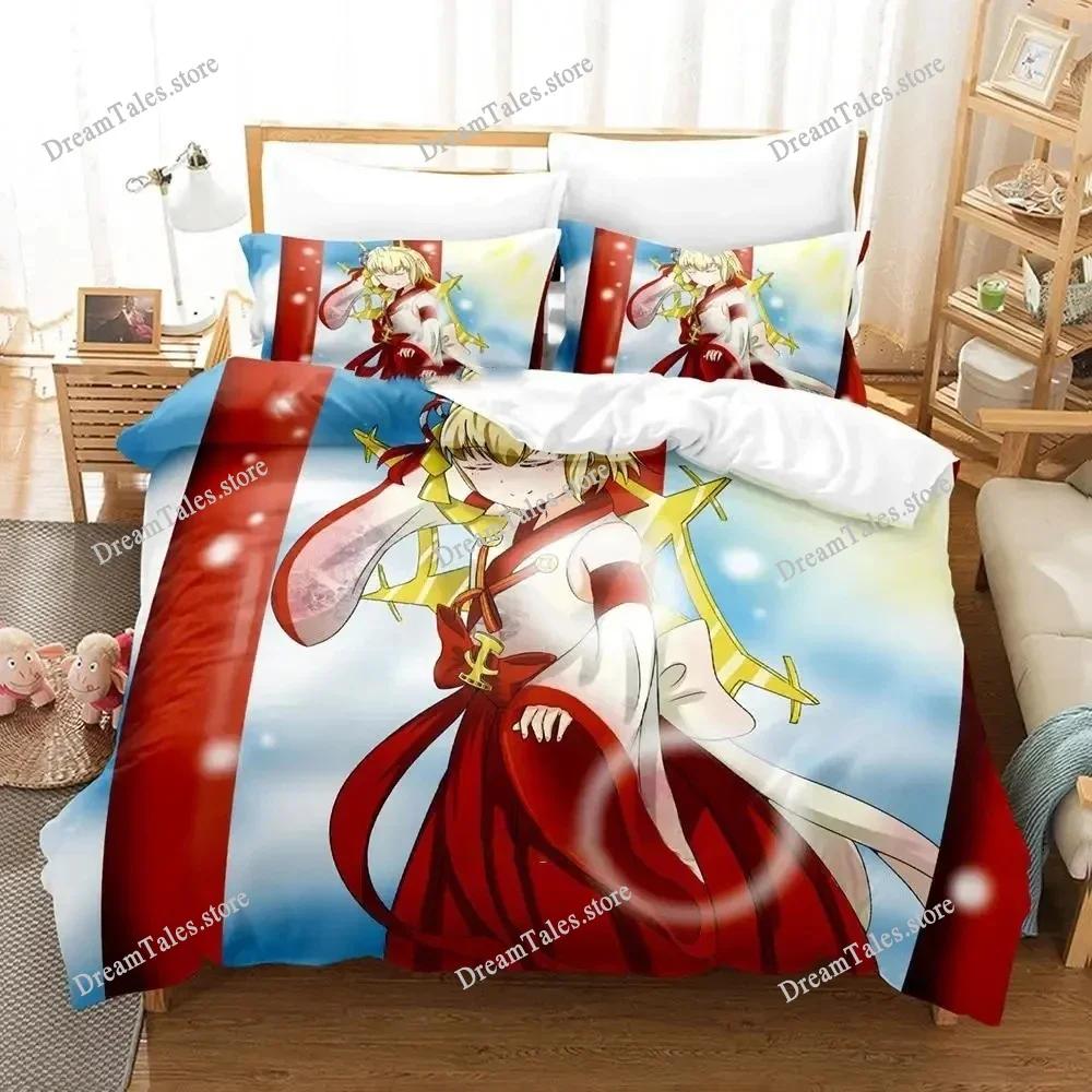 3D Printed Anime Revue Starlight Bedding Set Duvet Cover Bedroom Comforter Single Twin King _Size Quilt Cover Home Textiles
