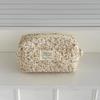 Dames Ritssluiting Make-up Tas Organizer Bloemen Kussensloop Katoen Make-up Tas Vrouwen Stof Handtas Draagbare Toiletartikelen Tas Meisjes Reizen