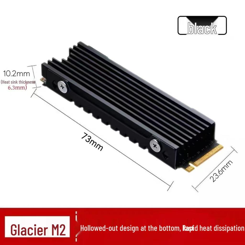 Iceberg M2 Pro SSD Cooler: Supports PS5 2280 NVMe M.2 Solid State Drives
