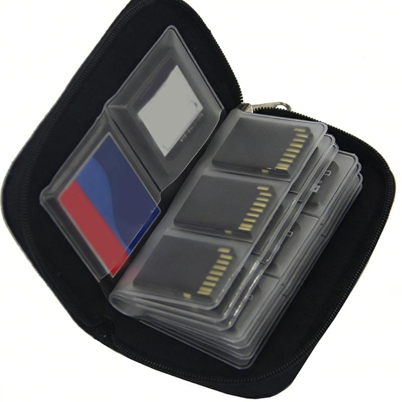Large Capacity Memory Card Case With 22 Slots High Capacity Card Storage Bag For Travel Photography And Gaming