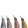 Ethnic Style Feather Pendants Bookmark Retro Bookmark Metal Feather Bookmark  Books Decorate