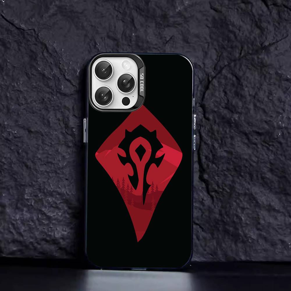 Game World Of Warcraft Phone Case For IPhone 17 16 15 14 13 12 11 Pro Max Plus Pro Colorful Shell