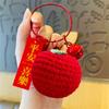 Unique and Delicate Knit Key Holder Crochet Bag Pendant Charming Accessory for Bags and Keys