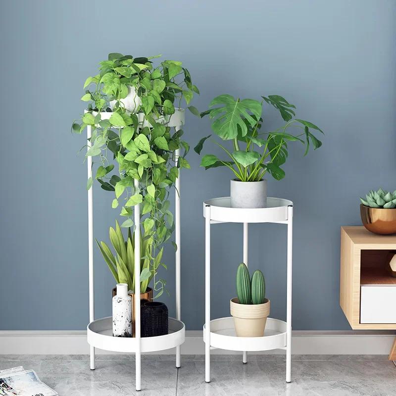 Nordic  Flower Rack Living Room Simple Floor-type Multi-layer Storage Rack Indoor Flower Stand Plant Stands Indoor