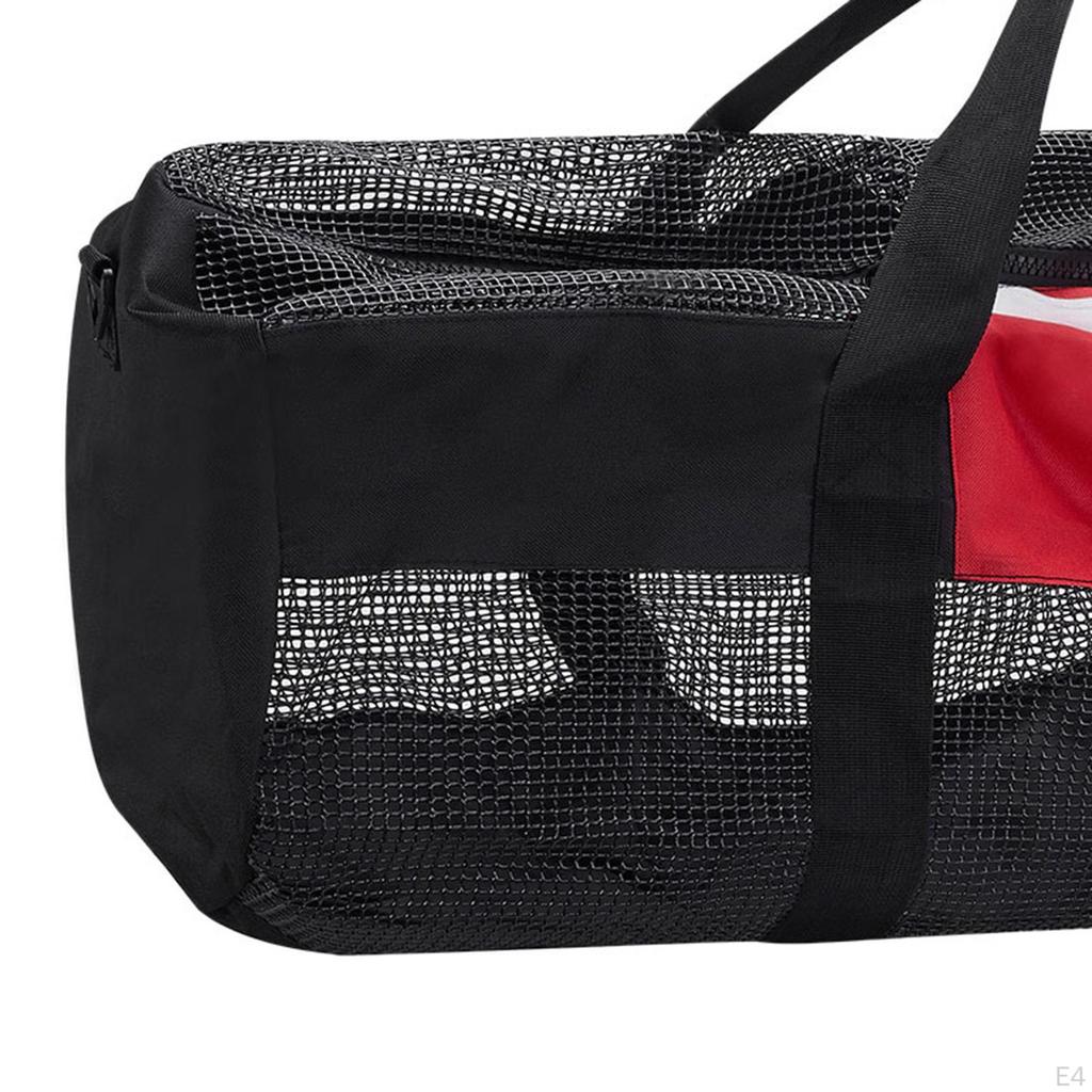 Lightweight Mesh Duffle Bag for Water Activities and Sports Gear Storage