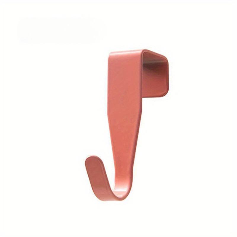 Colorful Over-the-Door Hooks - Easy Install, Metal Storage Hangers for Kitchen, Office, and Bathroom Accessories, Utility Hooks