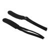1 Pair Fixed Gear Road Bike Bicycle Cycling Adhesive Pedal Toe Clip Strap Belt Black